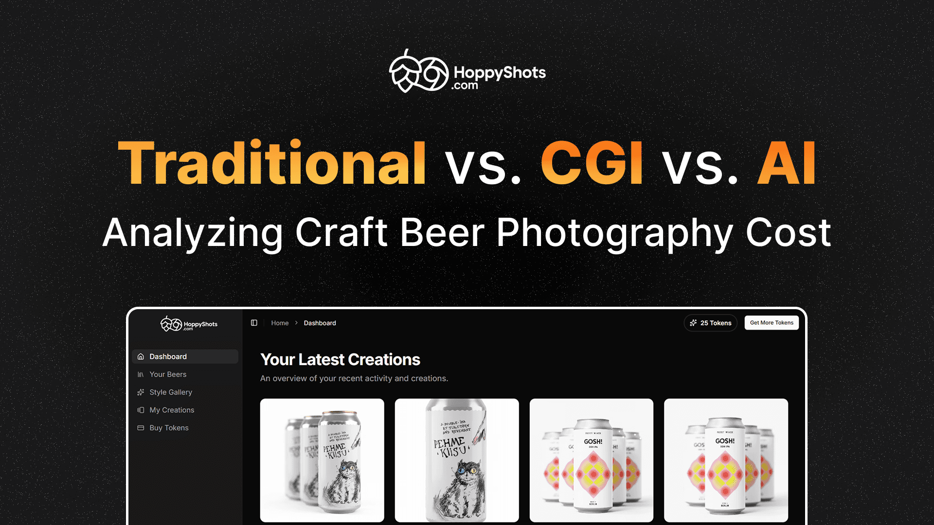 Cover image for the Analyzing Craft Beer Photography Cost: Traditional vs. CGI vs. AI blog post